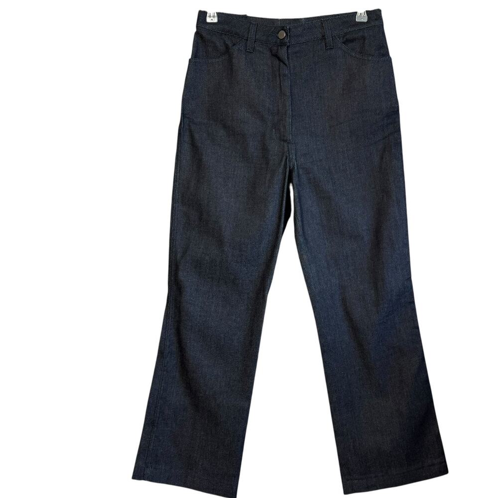 A_Plan_Application Dark Denim Jeans Size 29 Wide Leg Cotton/Elastane Stretchy